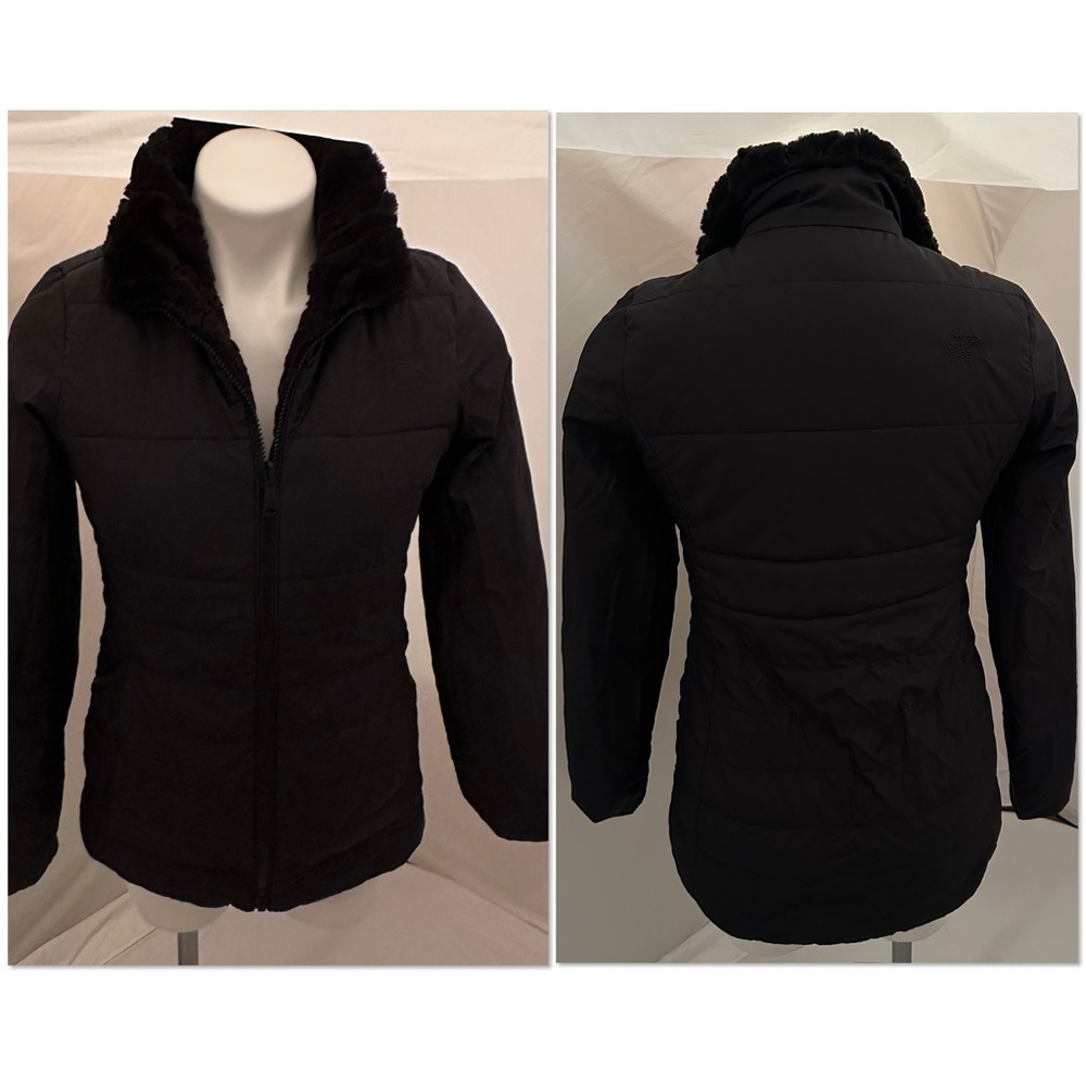 The North Face Harway black reversible quilted coat - Picture 2 of 15